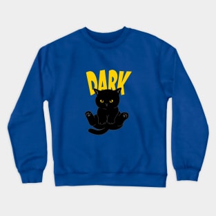 Gloomy black cat Crewneck Sweatshirt